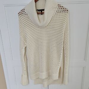 BCBG Cozy Cream Knit Sweater